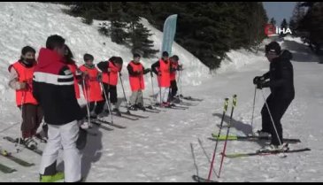 Bursa Nilüferli çocuklar ilk kez Uludağ ile tanıştı