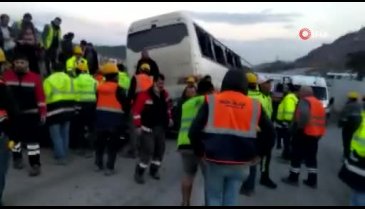 Akkuyu NGS işçilerini taşıyan otobüs kaza yaptı: 1 ölü, 21 yaralı
