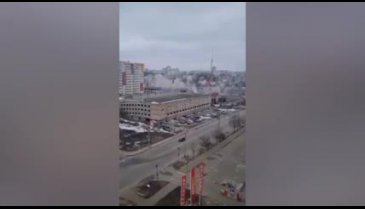 Ukrayna'da Rus füzeleri şehir merkezini vurdu