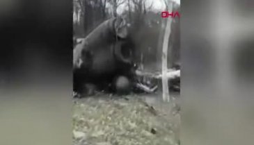 Harkov şehrinde yıkım görüntüleri