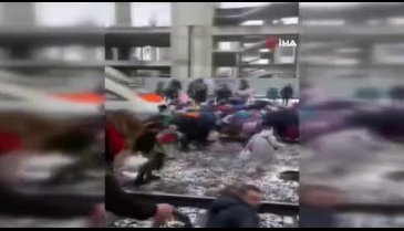 Kiev'den kaçış seferi! Tren istasyonlarında izdiham...
