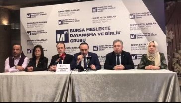 Bursa SMMMO Başkan Adayı Fatih Arslan: Sorunlara çözüm için yola çıktık
