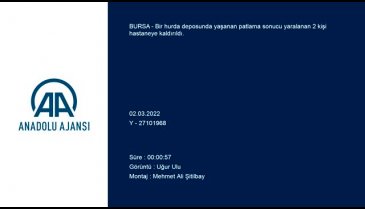 Bursa'da hurda deposunda patlama: 2 yaralı