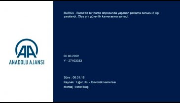 Bursa'da hurda deposunda patlama: 2 yaralı -3