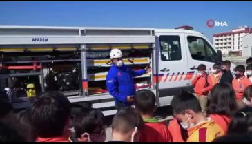 AFAD'dan afet eğitim seferberliği