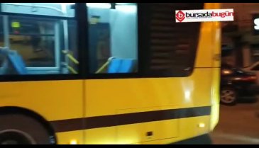 Bursa'da yol kapatan zincirleme kaza! (ÖZEL HABER)