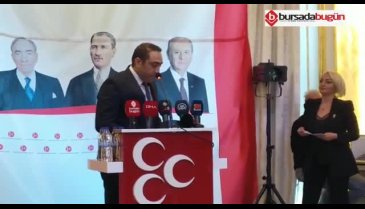 MHP 'İlçe İlçe Aydınlatma' toplantısı Bursa Nilüfer'de
