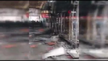 Harkov'da pazar alanı bombalandı