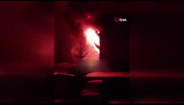 Rusya Harkov'da televizyon kulesi vurdu