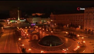 Ukrayna'nın başkenti Kiev'de yeniden siren sesleri yankılandı