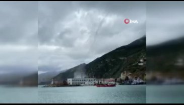 Hatay'da hortum paniğe sebep oldu