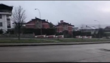 Bursa'da şehir merkezinde kar yağışı başladı! (3)