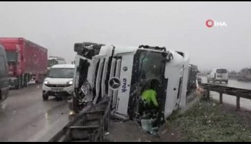 Bursa'da TIR kazası