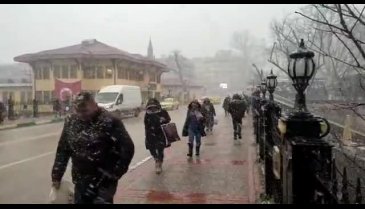 Bursa'da kar yağışı başladı - 2