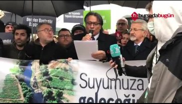 Bursa'dan 22 Mart Dünya Su Günü'de "Suyumuza sahip çıkalım, geleceğimiz kurumasın!" mesajı&nbsp;