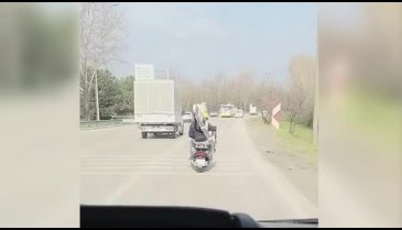 Bursa çevreyolunda tehlikeli taşımacılık