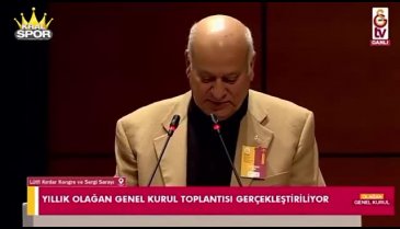 Galatasaray genel kurulunda komik anlar