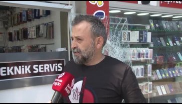 Bursa'da dükkan fareleri başarılı olamayınca kaçtı