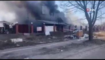 Ukrayna'nın Bucha bölgesini, Rusya füzeyle vurdu