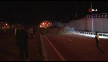 TEM trafiğe kapandı! Bolu Dağı'nda toprak kayması