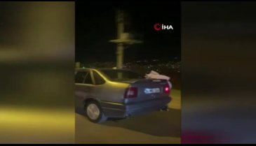 Bursa'da patenle tehlikeli yolculuk