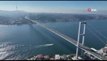 15 Temmuz Şehitler Köprüsü'ndeki bakım çalışması