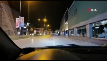 Bursa'da uygulama yapan polis ekiplerine şaşırtan sürpriz
