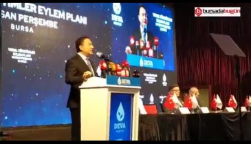 DEVA Partisi Yerel Yönetimler Eylem Planını Bursa'da açıkladı