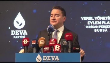 DEVA Partisi Yerel Yönetimler Eylem Planını Bursa'da açıkladı - 2