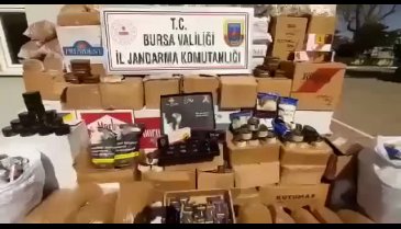Bursa'da kaçak tütün operasyonu