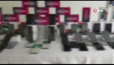 İstanbul'da jandarmadan kaçak cep telefonu operasyonu