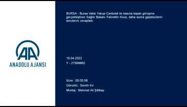Fahrettin Koca Bursa'nın vaka sayısını açıkladı