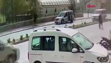 Aksaray'da Adalet'in yaralandığı kaza kamerada