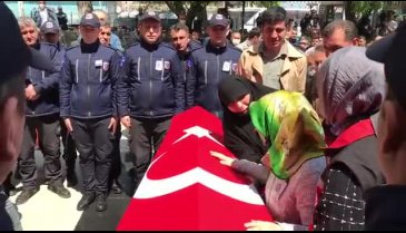 Şehit Cengiz Yiğit için cenaze töreni&nbsp;