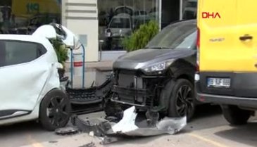 Ankara'da seyir halinde yanan kamyoneti böyle durdurdu!
