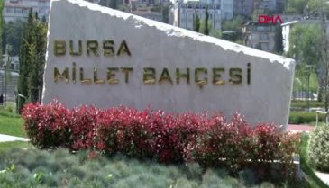 Bursa'da millet bahçesinin 'm' harfini çaldı, 7 yılla yargılanıyor