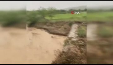 Elazığ'da dereler taştı, tarım arazileri zarar gördü