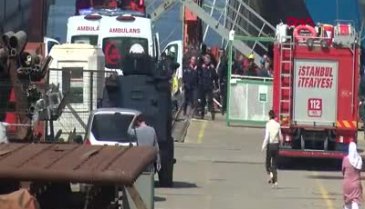 Tuzla tersanesindeki gemide patlama!