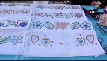 Ordu'da özel çocuklardan özel el sanatları sergisi