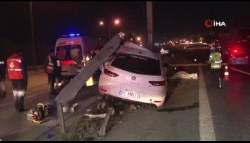 TEM otoyolunda feci kaza: 1 ölü
