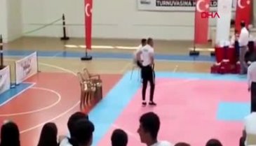 Tekvando seçmelerinde elenen gence antrenör tokat attı