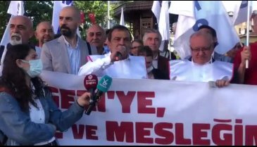 TMMOB Bursa'da sokakta: Gezi'ye emeğimize ve mesleğimize sahip çıkıyoruz