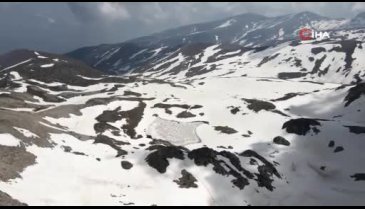 Bursa Uludağ'ın zirvesinde görsel şölen