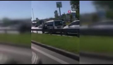 Bursa'da trafikte 'sinyal verme' meselesi