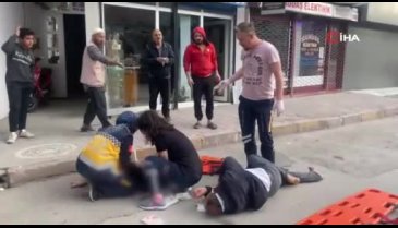 Aksaray'da dehşete düşüren olay! Eşini bıçaklayıp 2 çocuğu ile balkondan attı