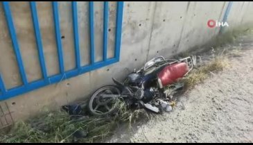 Bursa'da selfie çekerken motosikletle kanala düştüler: 2 yaralı
