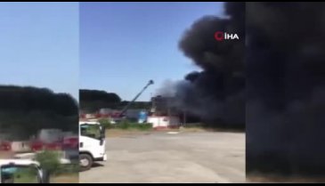 Kocaeli'de fabrika yangını