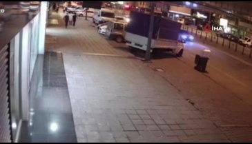 Makas atacakken takla attı