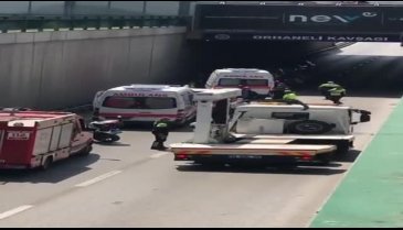 Bursa'da zincirleme trafik kazası: 1 kişi yaralandı