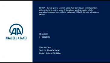 Bursa'da seramik ustası 13 farklı döneme ait seramik yapıyor